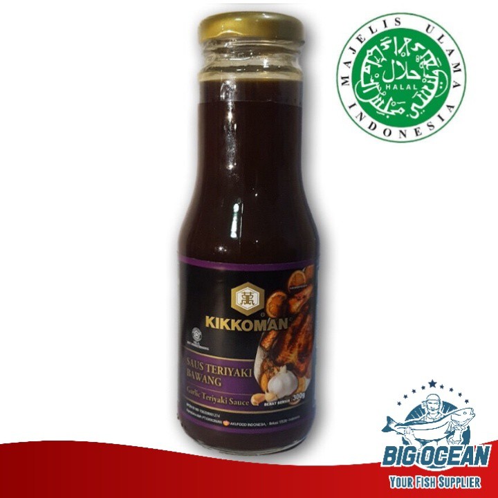 

Kikoman Sauce Teriyaki Garlic @300ml