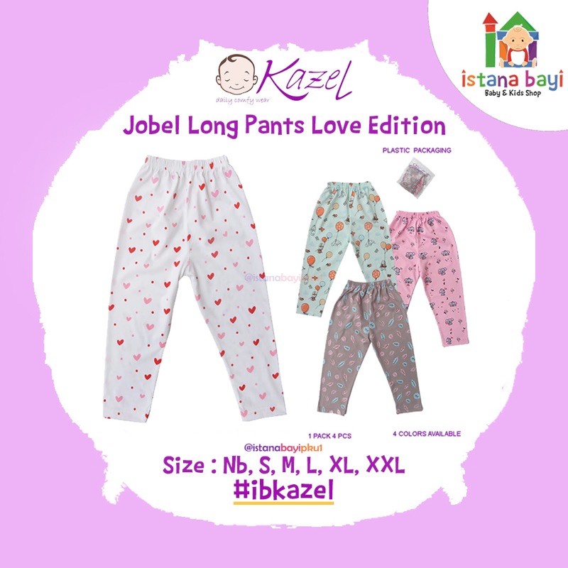 Kazel Jobel Long Pants Girl Candy - Love Edition celana anak