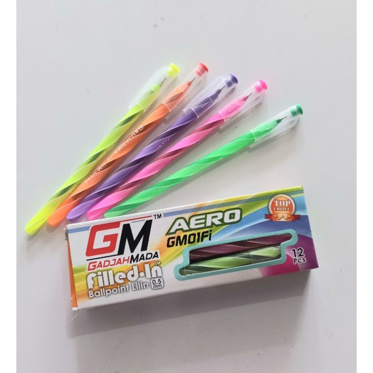 

GM | GADJAH MADA | AERO GM01FI | bolpen lilin 0,5 mm