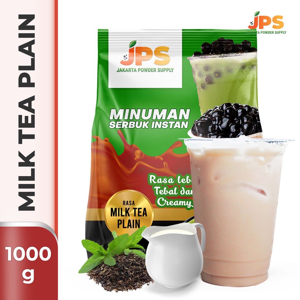 

Bubuk Minuman Milk Tea Plain 1 Kg jps