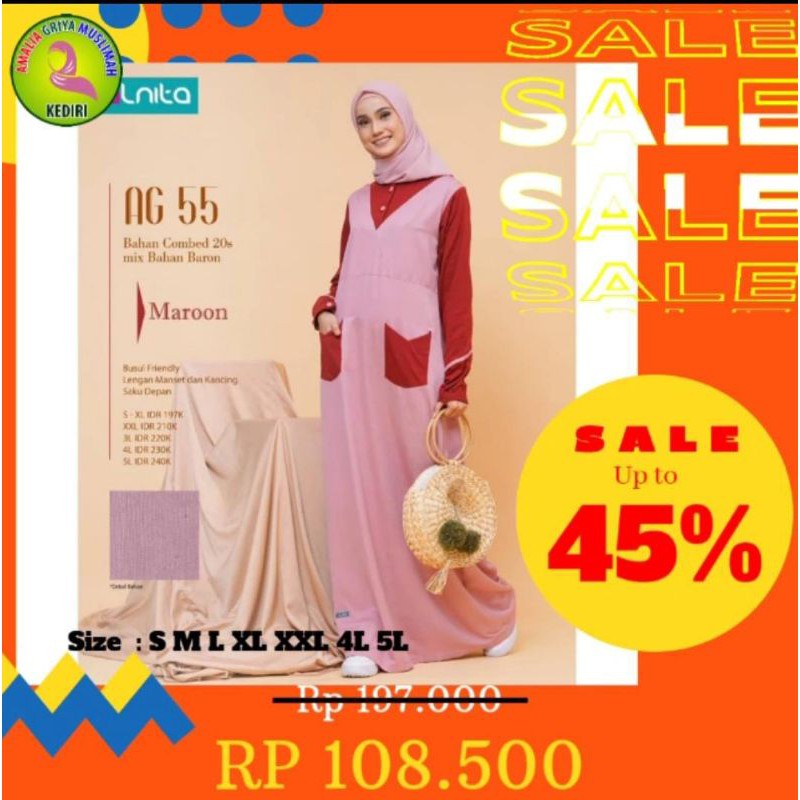 BIG SALE 45% ALNITA AG 55 MAROON