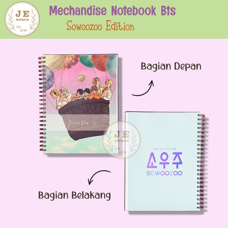 

Merchandise BTS Notebook Sowoozoo 2021