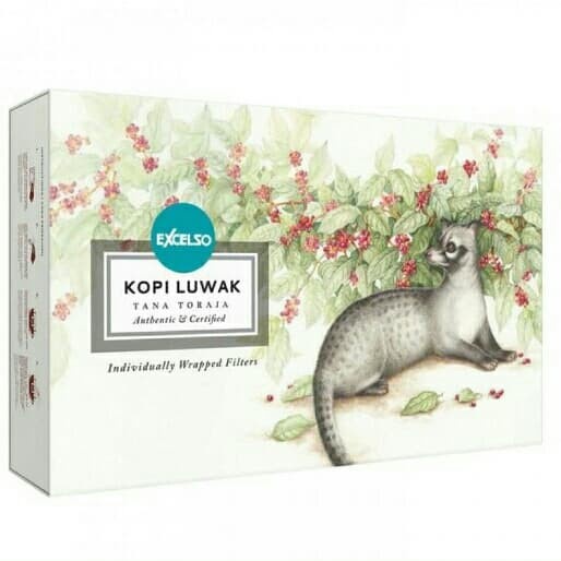 

Excelso Drip Kopi Luwak Tana Tirana - Kemasan Gift box