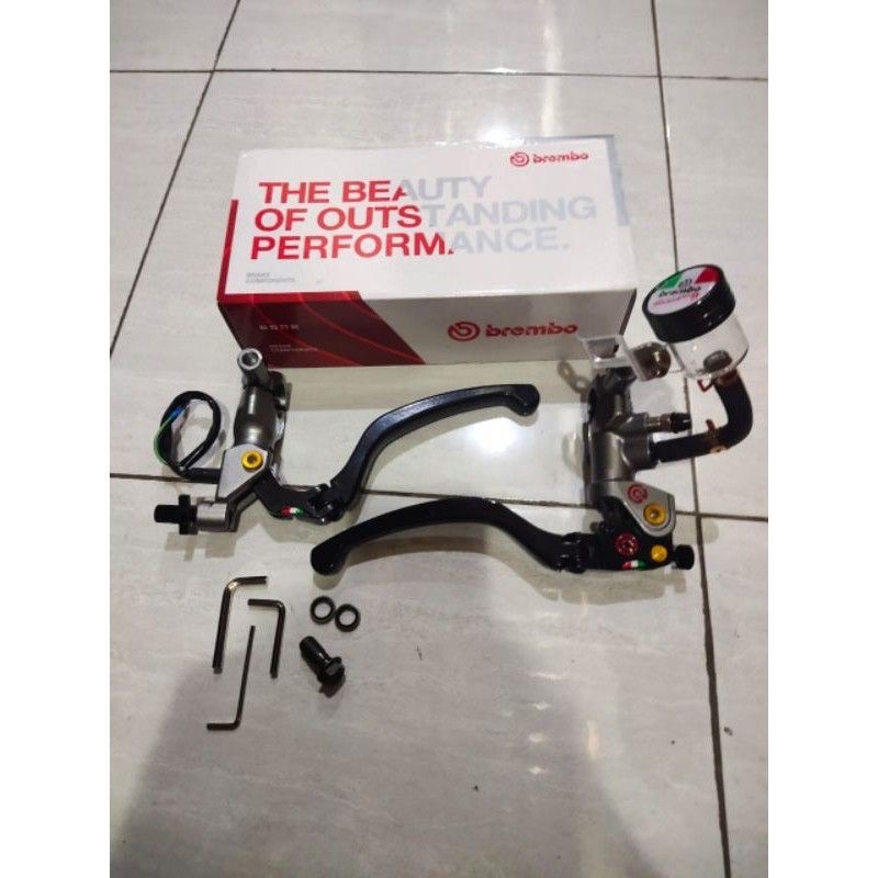 master rem brembo izumi sett handle kiri kanan rem & kopling pnp all motor ,cb ,gl,mp,rx king,vixion