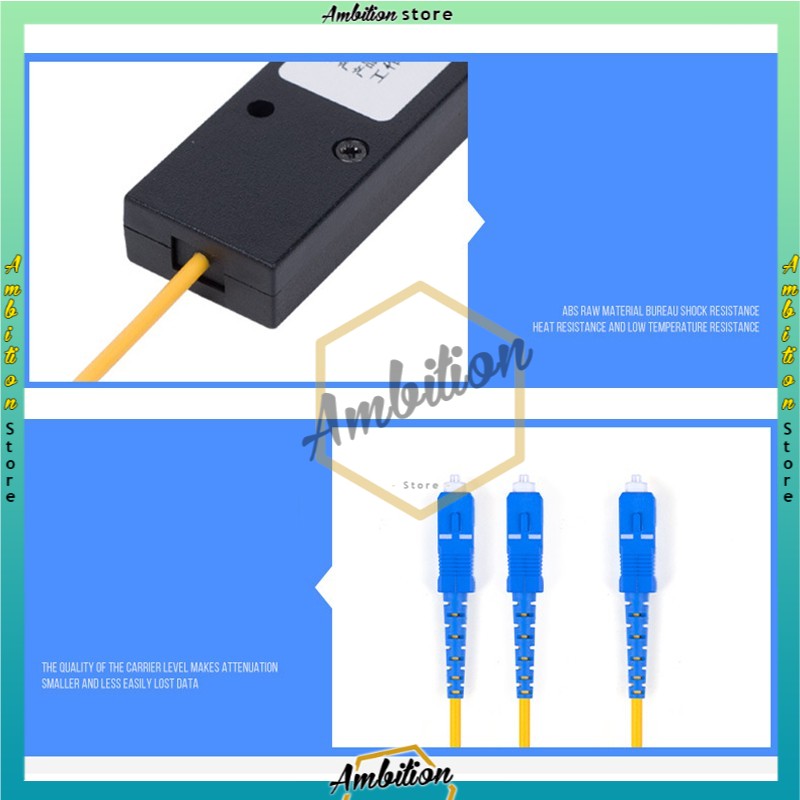 1/2 FTTH Fiber Splitter Cable SC Fiber Splitter Optical cable