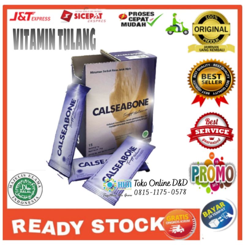 CALSEABONE HWI Herbal Sakit Pinggang / Vitamin Tulang Eceran