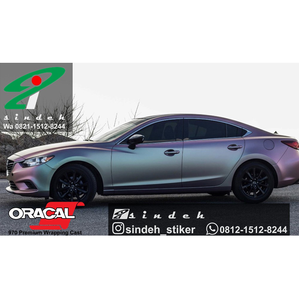 stiker mobil wrapping bunglon premium oracal 970M 315 Pearl Symphony Metallic Matte Stiker Mobil Top