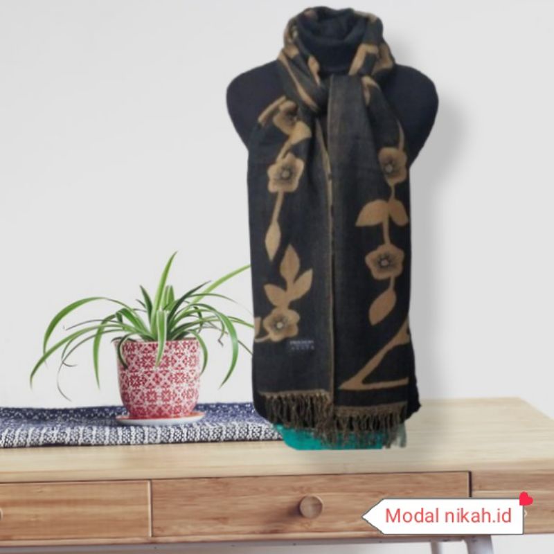 SYAL MOTIP BUNGA RANTAI//SCARF MOTIP BUNGA//PHASMINA MOTIP BUNGA