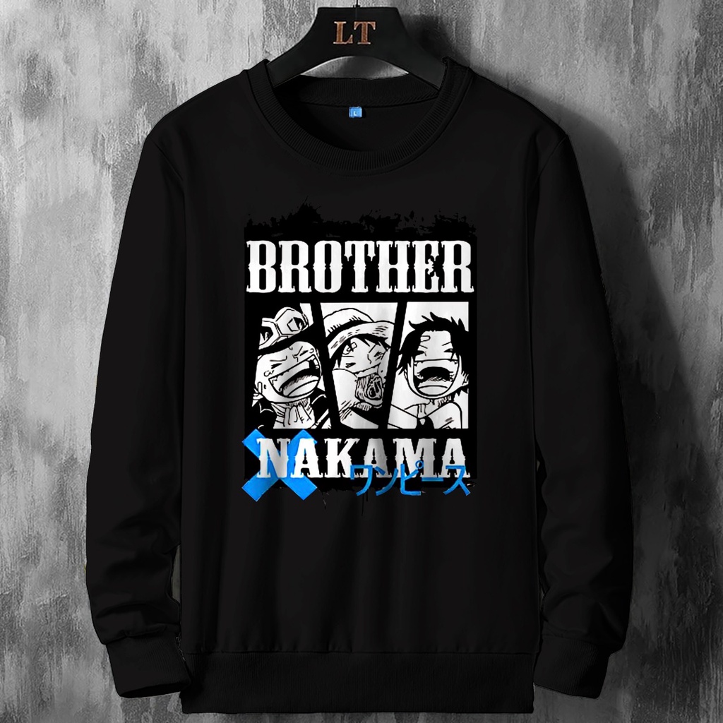 Sweter BROTHER NAKAMA/ Sweter Dewasa / Sweater Gaming | Yu Taka