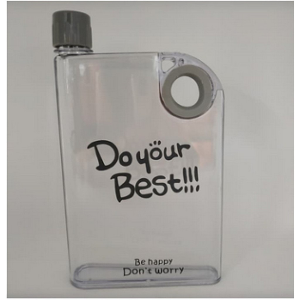 Botol NOTEBOOK 380ML - CLEAR