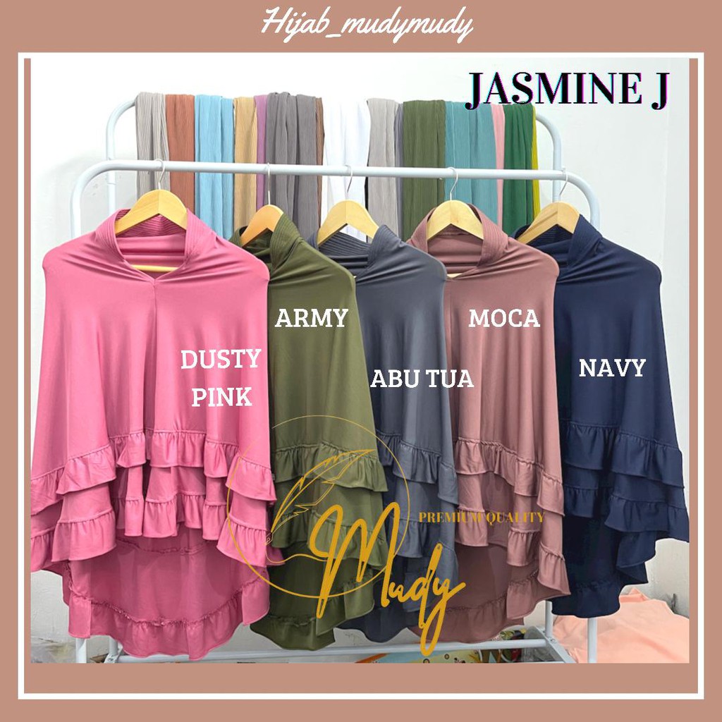 ECER//Bergo Instant JASMINE JUMBO//Jersey Zoya//mudymudy