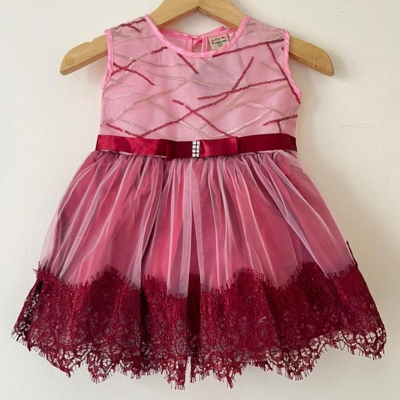 Dress Pesta Kondangan Ulang Tahun Mewah Lucu Bayi Anak Perempuan Cewek Terlaris Kode V Babeebabyshop