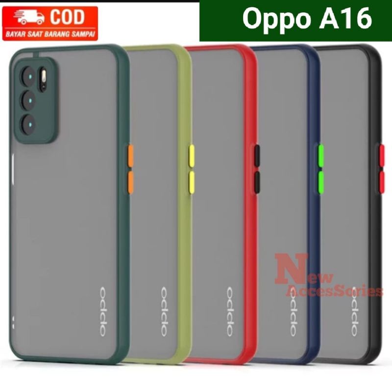 CASE Oppo A16 casing premium New pelindung camera