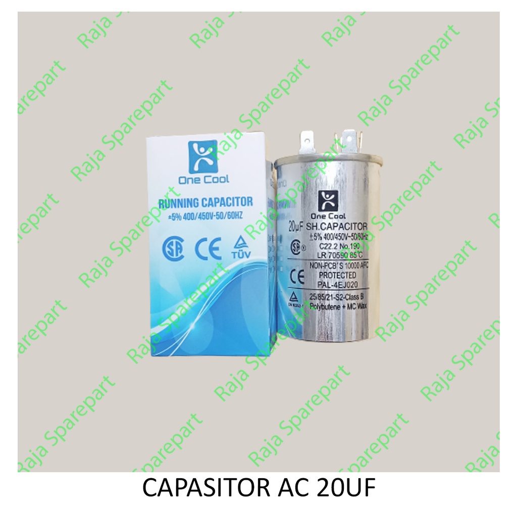 Capasitor Running AC Single 20uf