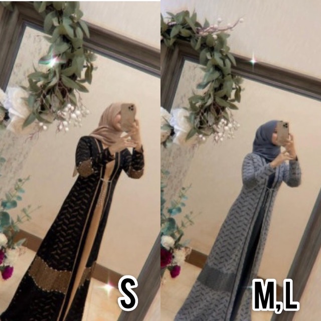 JENAHARRA LUXURY kaleela id (grey dan hitam)