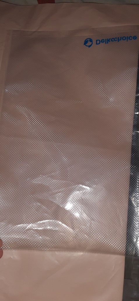 Plastik Vacuum / Vacum Bag Embossed / Plastik Vakum Makanan Embos - Delkochoice Ukuran Besar Satuan