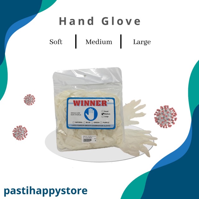 Hand Glove Latex ( 10 Pasang )