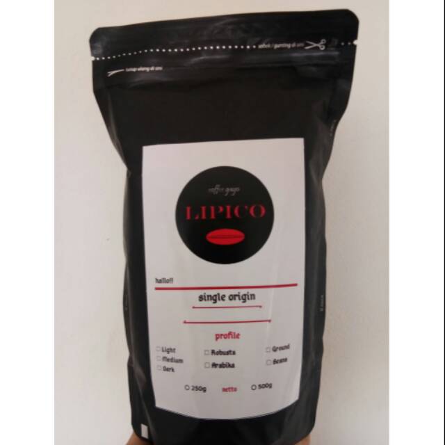 

Lipico coffee, Kopi Gayo Arabika Original 250g