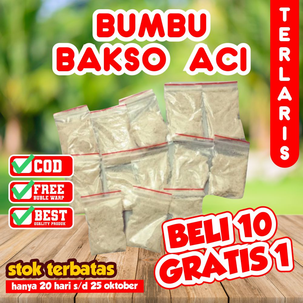 BUMBU BASO ACI 250 Gram BOCI TERMURAH BUMBU SEBLAK INSTAN BUBUK KERING TERENAK GURIH BUMBU INSTAN