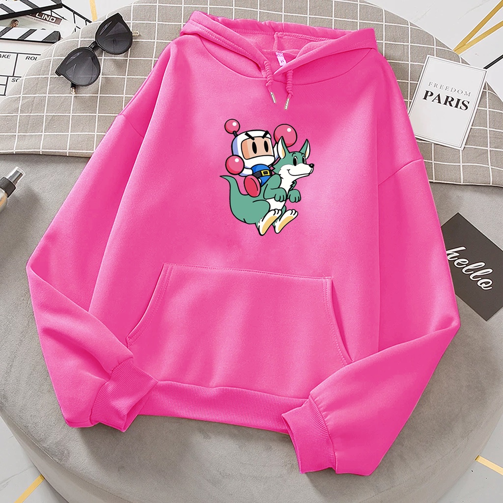 Sweater hoodie anak laki laki BOMBMAN baju anak cewek cowok termurah
