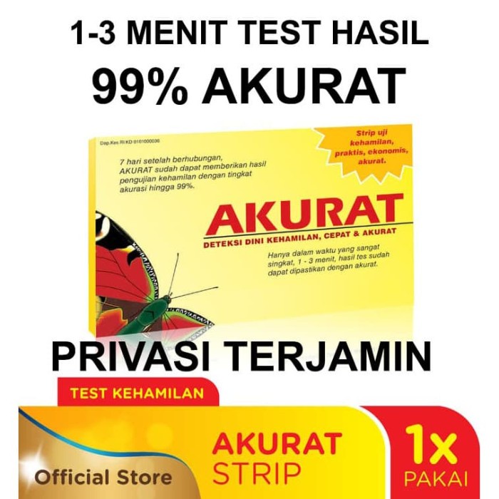 Tes Test pack Tespek Tespack AKURAT STRIP Kehamilan Hamil