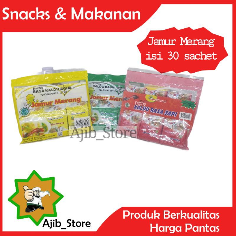 

(BEST PRODUCT) BUMBU KALDU CAP JAMUR MERANG SERBAGUNA 1 KARDUS ISI 30 SACHET SASET Penyedap Rasa