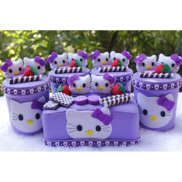 Sale Set Toples Lebaran Hello Kitty Ungu/ Toples Lebaran Murah/ Toples Hias Termurah/ Toples Flanel Bly9wJSyKnyX9