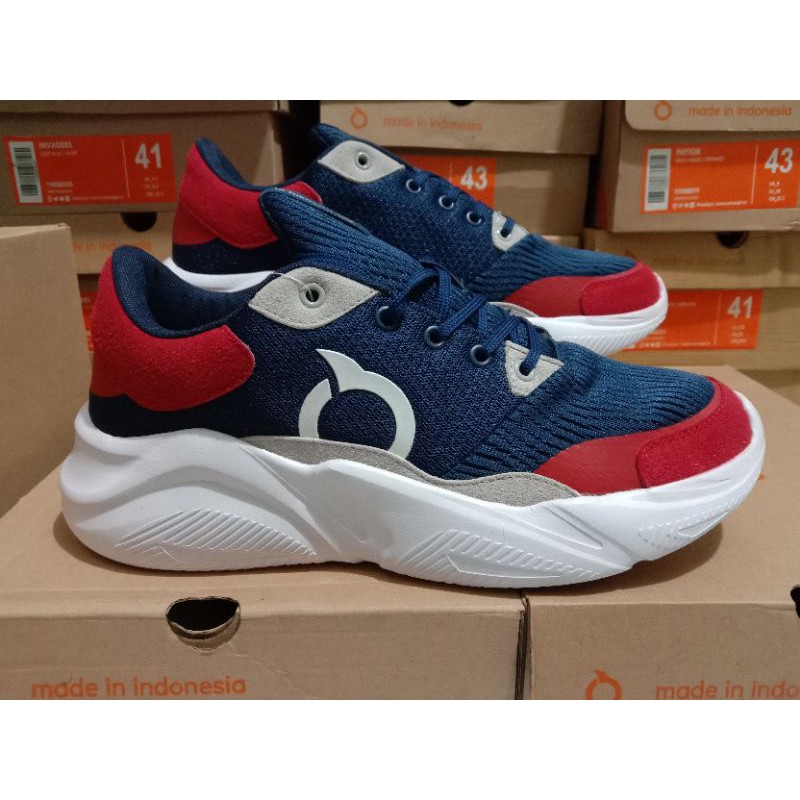 SEPATU SNEAKERS RUNNING OrtusEight GRANADA ultra marine/ imperial red