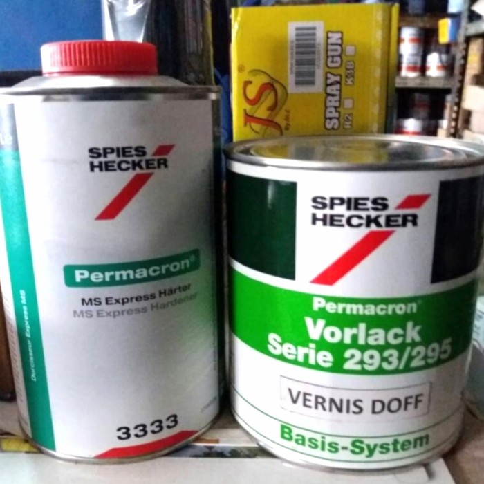 Clear Coat Spies Hecker Doff Ecer - vernis doff spies hecker (eceran)