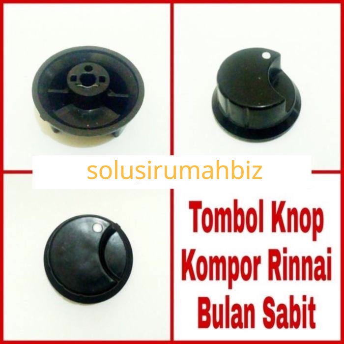 saklar putar kompor rinnai type bulan sabit knob rinai