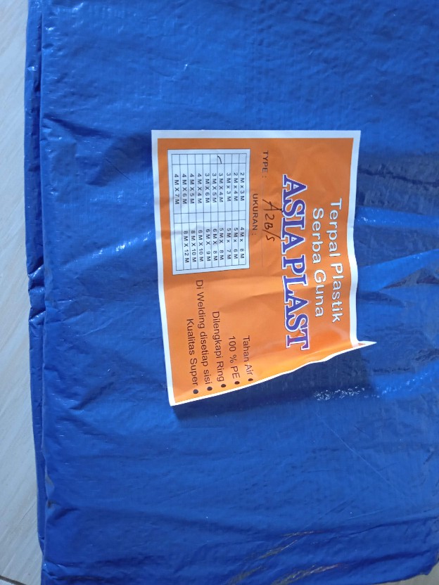 Terpal Plastik 3x4 Meter / Penutup Atap / Tenda / Bak Mobil (c3159)