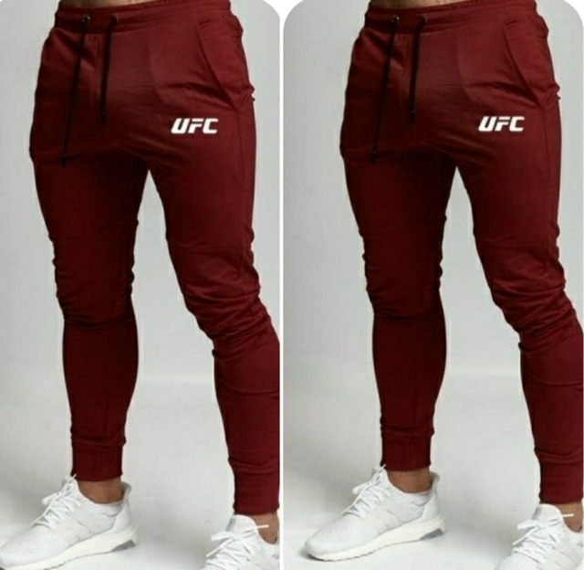 Celana Jogger Joger Pants Pria Cowok UFC Celana Panjang Training Gym Sport