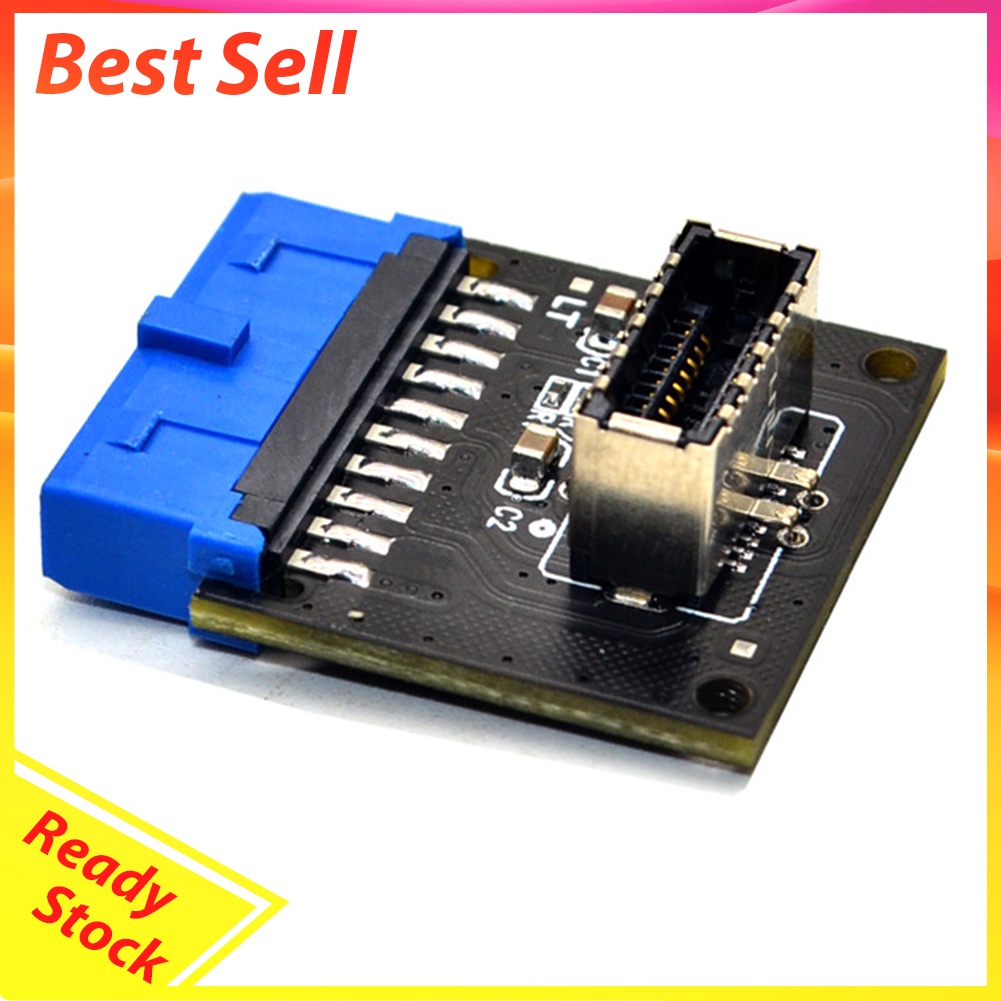 USB 3.1 Type C Front Panel Socket Board USB3.0 19Pin to TYPE-E 20Pin Module