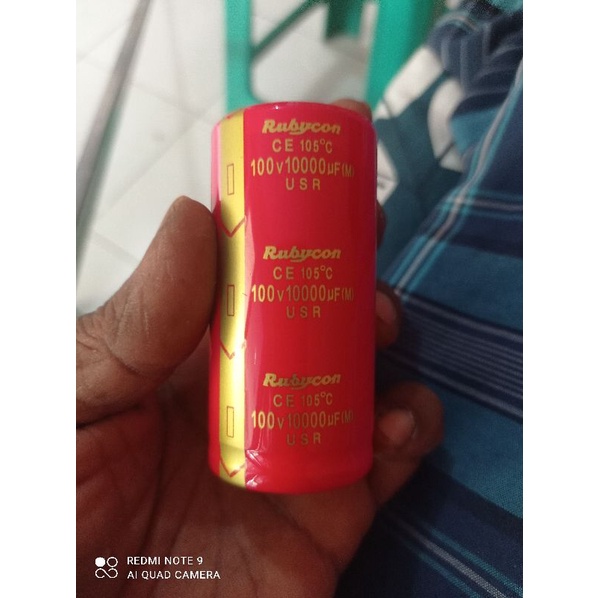 ELCO 10000 UF 100 VOLT RUBYCON ORIGINAL FULL