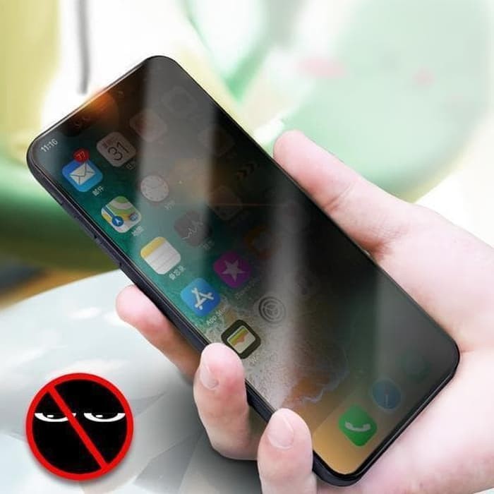VIVO Y12S Y12S 2021 Y11 Y12i Y12 Y15 Y17 Y19 Y91 Y93 Y95 Y91C TEMPRED GLASS SPY PRIVACY FULL COVER HITAM GELAP TEMPERED FULL LAYAR SCREEN GUARD PELINDUNG LAYAR
