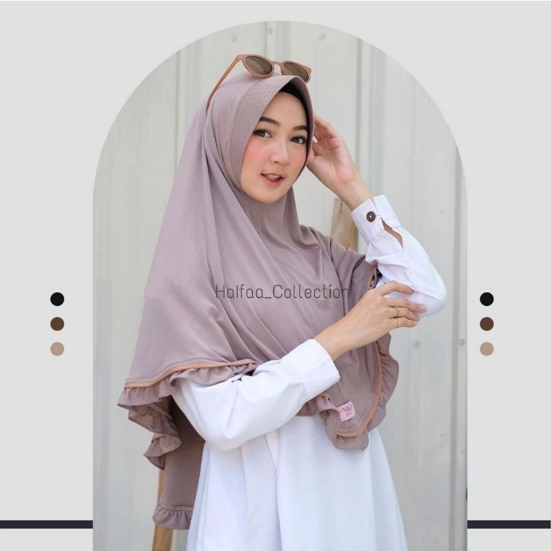 Hijab Instan Kalisa/Jersey Kanza/Original Arey/Bisa Cod