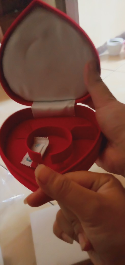 Kotak Tempat Set Perhiasan Bludru Cincin Kalung Anting Untuk Hantaran Tunangan Pernikahan Wedding