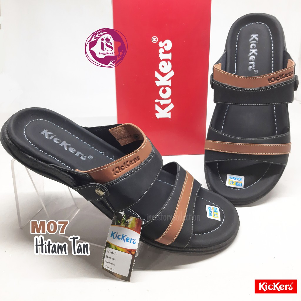 SANDAL PRIA / COWOK KICKERS SLOP TERBARU MO7 MURAH GROSIR