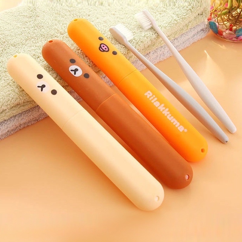 Rilakkuma/Smile Tempat Sikat Gigi Travel Lucu FS007