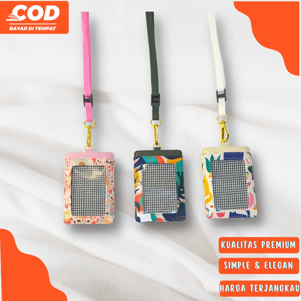 

Gantungan ID CARD Hanging Wallet Kasual Anti Air Dompet Kartu Kalung Gantung Leher Mutifungsi Pria Wanita MF21