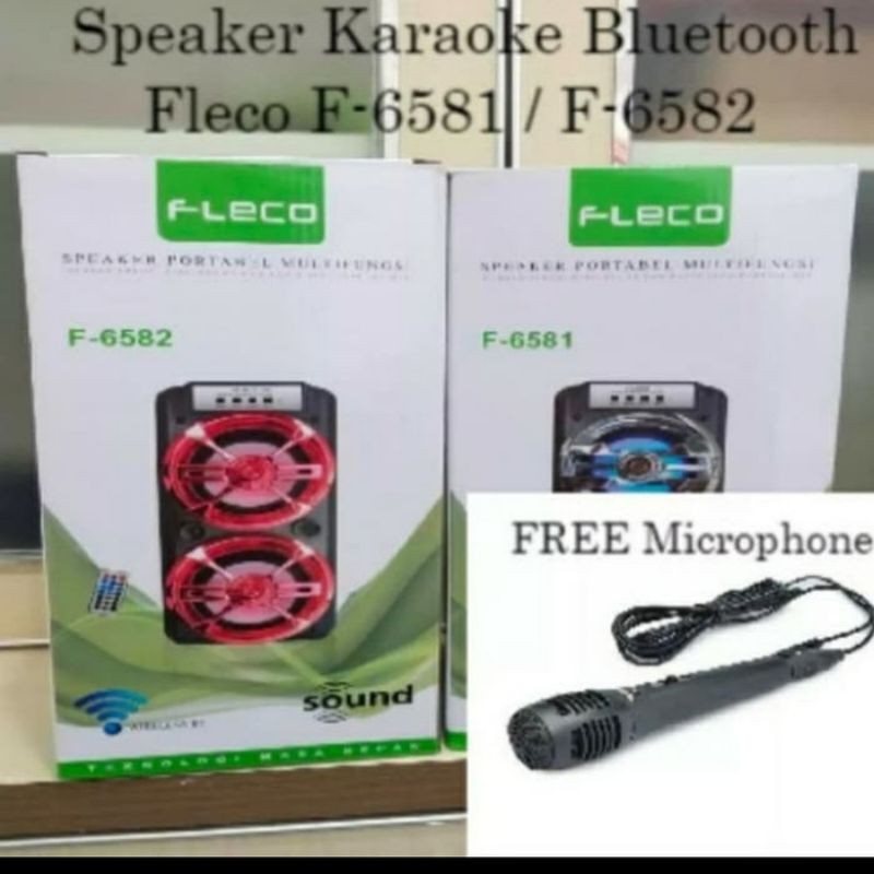 SPEAKER KARAOKE BLUETOOTH FLECO F6851