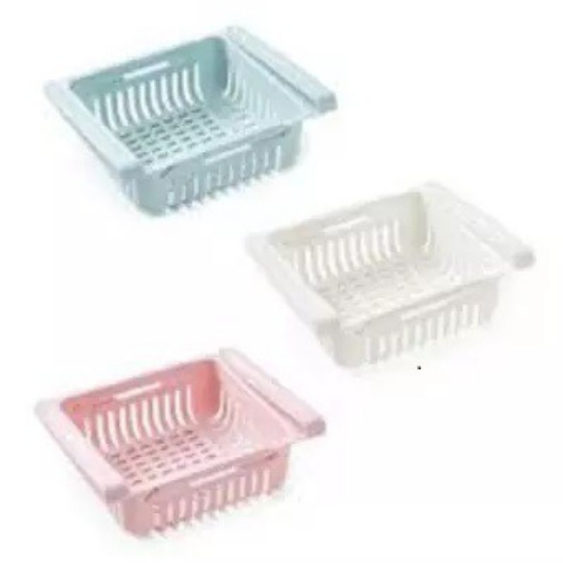 COD~Rak Kulkas Multifungsi Storage Box Kulkas Organizer Rak Laci Dudukan Rak Di bawah Kulkas