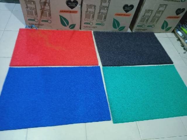 Murah Keset karpet cacing / bihun polos tebal Anti slip