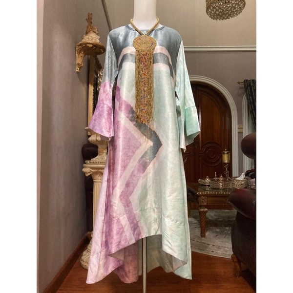Zaja - Baju Atasan Muslim Perempuan Pakaian Tunik Tie Dye Perempuan Modern Fashion Muslimah Cewek Kekinian Baju Kemeja Muslim Full Warna Perempuan Terbaru