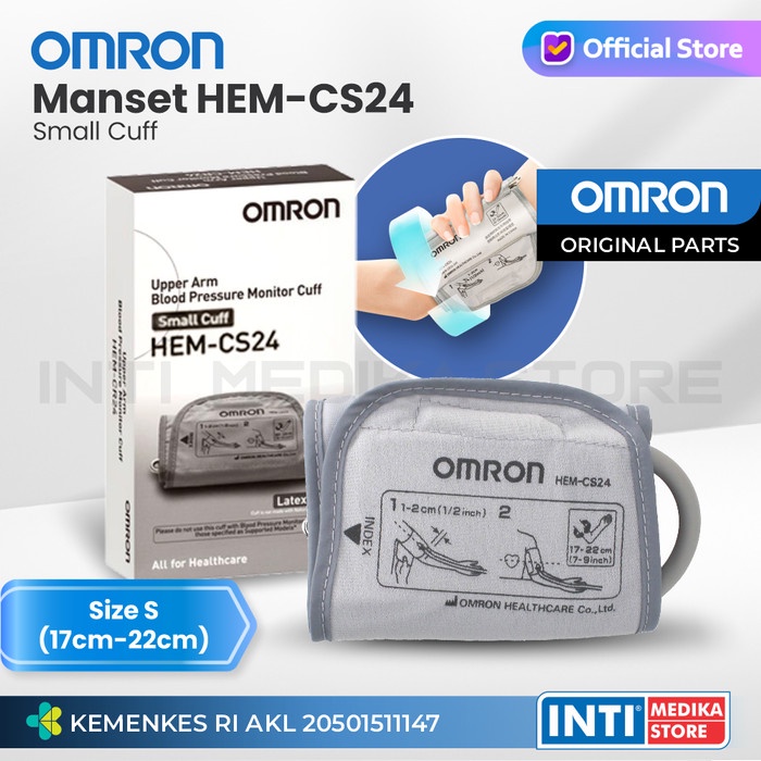 Omron - Manset Tensimeter Digital Original Omron Cuff Tensi S M L #98