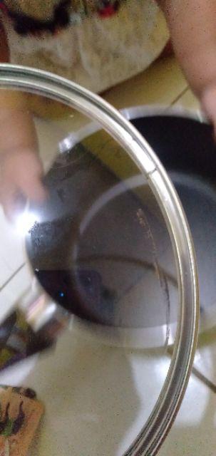 Kirin Saucepan 18cm Panci Susu + Tutup Kaca Sasando Series Hijau