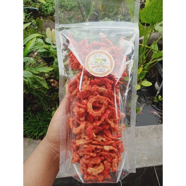 

KRIPIK PARE RASA BALADO KEMASAN 200G