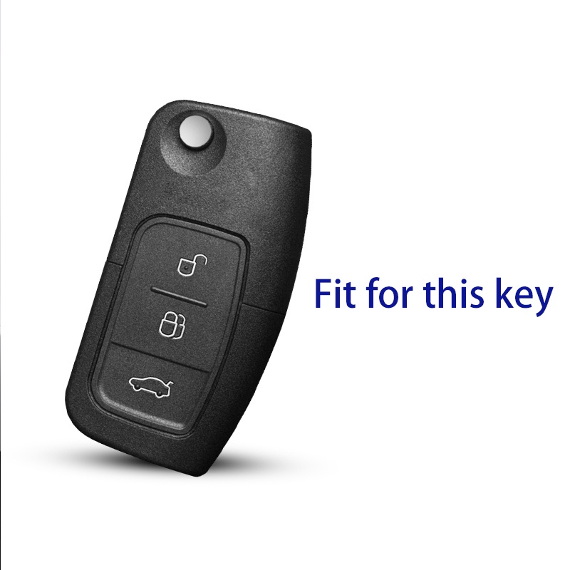 Tpu Mobil 3tombol Key Case Cover Untuk Ford Fiesta Focus2 Ecosport Kuga Escape Falcon B-Max C-Max Eco Sport Galaxy