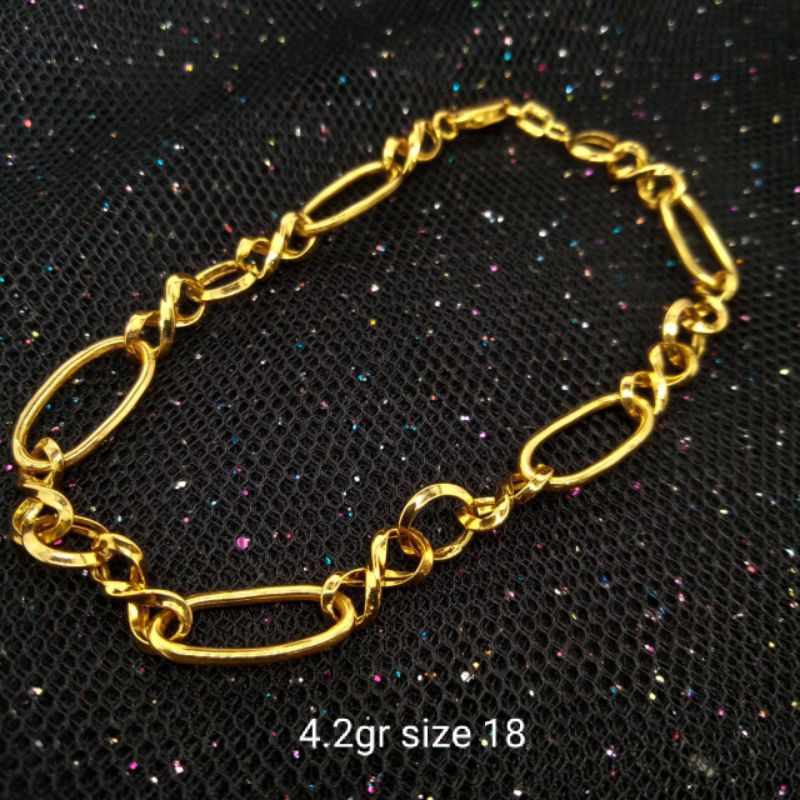 Gelang Emas 17 K - 4.2gr Kadar 750 - 2761