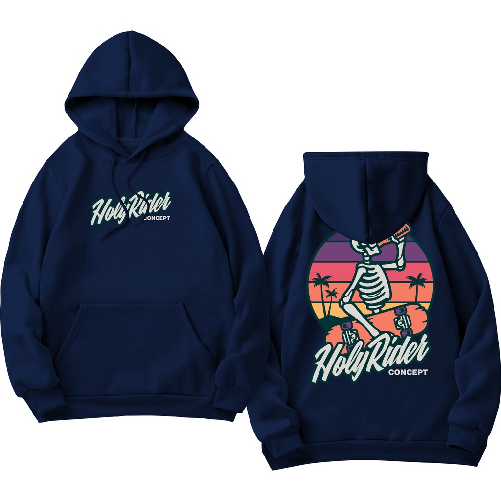 Holyrider Jumper Hoodie Concept II Sweater Hoodie HLRD Sablon DTF Fleece Cotton II SIZE M-XXL (Pria &amp; Wanita) Free stiker&amp;Gantungan Kunci